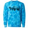 Unisex Midweight Tie-Dyed Crewneck Sweatshirt Thumbnail