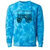 Unisex Midweight Tie-Dyed Crewneck Sweatshirt Thumbnail