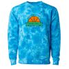 Unisex Midweight Tie-Dyed Crewneck Sweatshirt Thumbnail