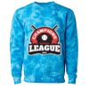 Unisex Midweight Tie-Dyed Crewneck Sweatshirt Thumbnail