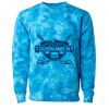 Unisex Midweight Tie-Dyed Crewneck Sweatshirt Thumbnail