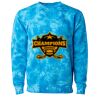 Unisex Midweight Tie-Dyed Crewneck Sweatshirt Thumbnail