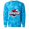 Unisex Midweight Tie-Dyed Crewneck Sweatshirt Thumbnail