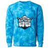 Unisex Midweight Tie-Dyed Crewneck Sweatshirt Thumbnail