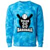 Unisex Midweight Tie-Dyed Crewneck Sweatshirt Thumbnail