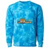 Unisex Midweight Tie-Dyed Crewneck Sweatshirt Thumbnail