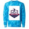 Unisex Midweight Tie-Dyed Crewneck Sweatshirt Thumbnail