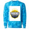 Unisex Midweight Tie-Dyed Crewneck Sweatshirt Thumbnail