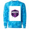 Unisex Midweight Tie-Dyed Crewneck Sweatshirt Thumbnail