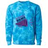 Unisex Midweight Tie-Dyed Crewneck Sweatshirt Thumbnail