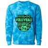 Unisex Midweight Tie-Dyed Crewneck Sweatshirt Thumbnail