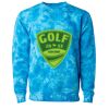 Unisex Midweight Tie-Dyed Crewneck Sweatshirt Thumbnail