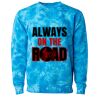 Unisex Midweight Tie-Dyed Crewneck Sweatshirt Thumbnail