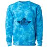 Unisex Midweight Tie-Dyed Crewneck Sweatshirt Thumbnail