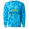 Unisex Midweight Tie-Dyed Crewneck Sweatshirt Thumbnail