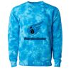 Unisex Midweight Tie-Dyed Crewneck Sweatshirt Thumbnail