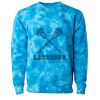 Unisex Midweight Tie-Dyed Crewneck Sweatshirt Thumbnail