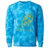 Unisex Midweight Tie-Dyed Crewneck Sweatshirt Thumbnail
