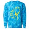 Unisex Midweight Tie-Dyed Crewneck Sweatshirt Thumbnail